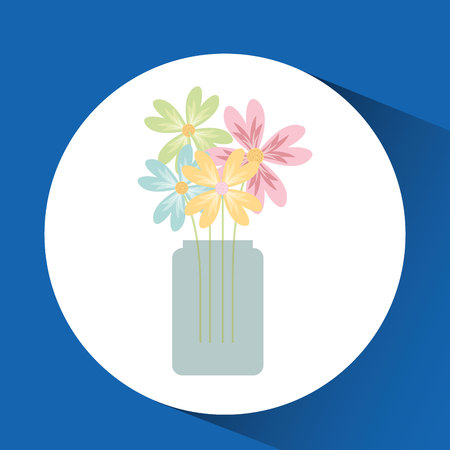 mason jar design, vector illustration eps10 graphicのイラスト素材