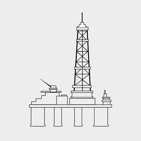 oil industry design, vector illustration eps10 graphicのイラスト素材