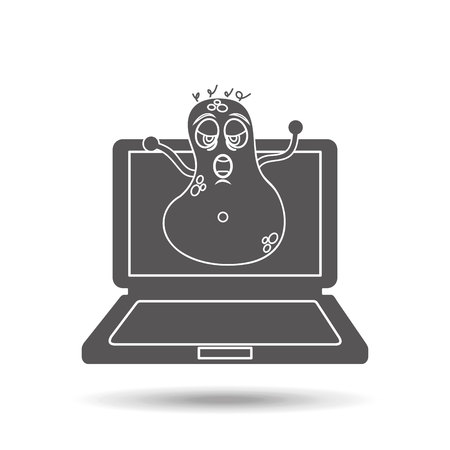 software infections design, vector illustration eps10 graphicのイラスト素材