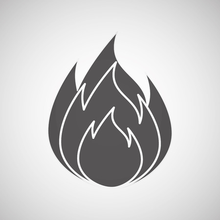 fire flame  design, vector illustration eps10 graphicのイラスト素材
