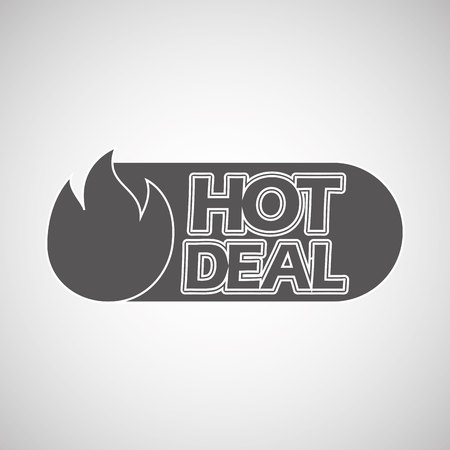 hot deals design, vector illustration eps10 graphicのイラスト素材
