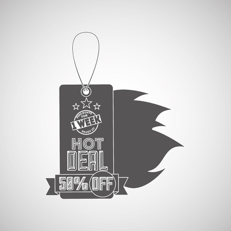 hot deals design, vector illustration eps10 graphicのイラスト素材