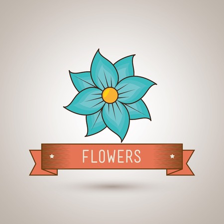 beatiful flower design, vector illustration eps10 graphicのイラスト素材
