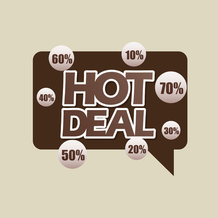 hot deals design, vector illustration eps10 graphicのイラスト素材