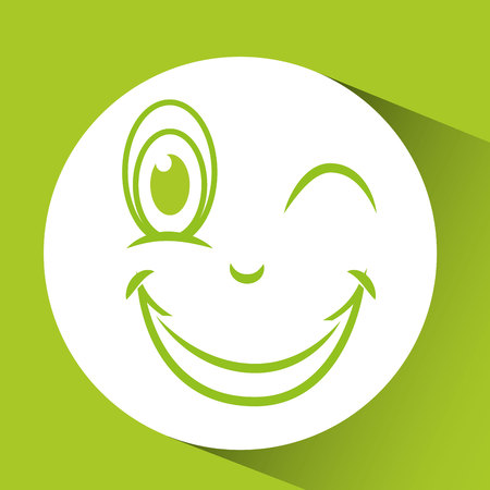 expressive faces design, vector illustration eps10 graphicのイラスト素材