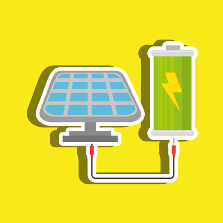 solar energy  design, vector illustration eps10 graphicのイラスト素材