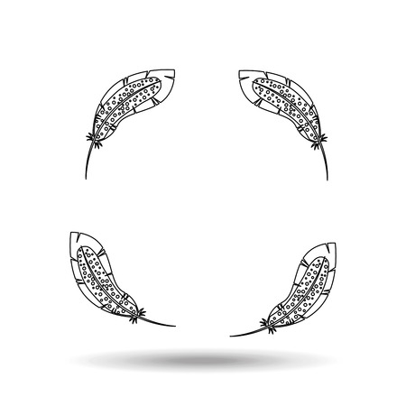 boho style design, vector illustration graphicのイラスト素材