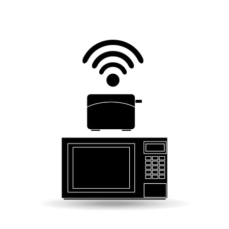 smart appliances design, vector illustration graphicのイラスト素材