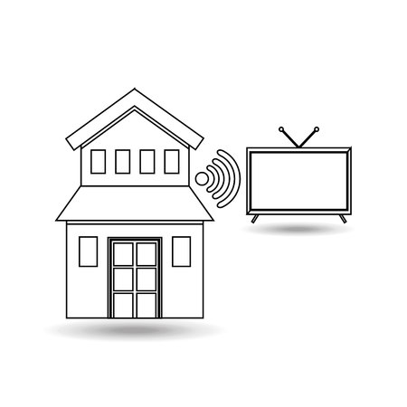 smart appliances design, vector illustration graphicのイラスト素材