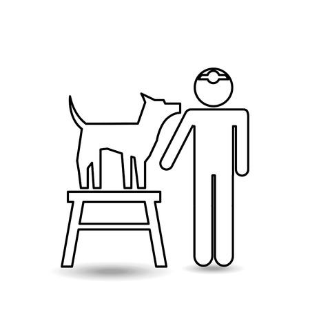 pet care concept design, vector illustration graphicのイラスト素材