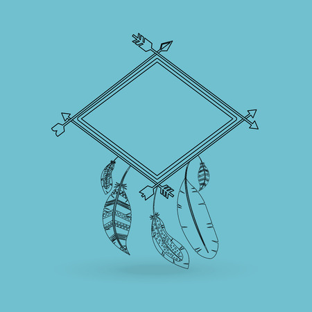 boho style design, vector illustration graphicのイラスト素材