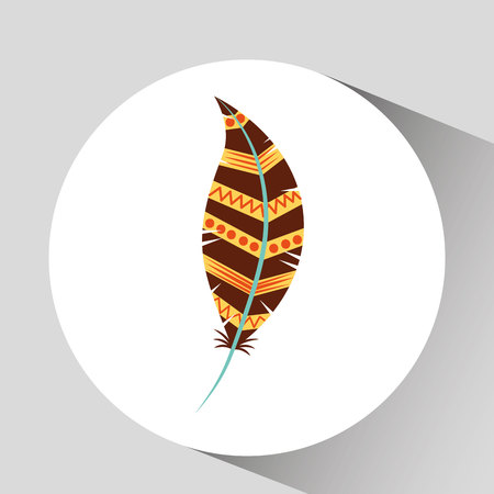 feather icon  design, vector illustration graphicのイラスト素材