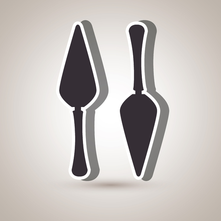 kitchen tools design, vector illustration graphicのイラスト素材