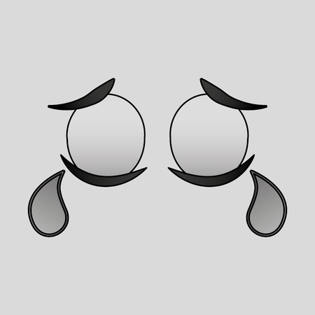 expressive faces design, vector illustration graphicのイラスト素材