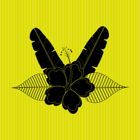 floral decoration design, vector illustration graphicのイラスト素材