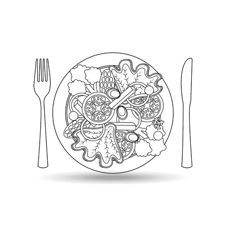 menu delicious food design, vector illustration eps10 graphicのイラスト素材