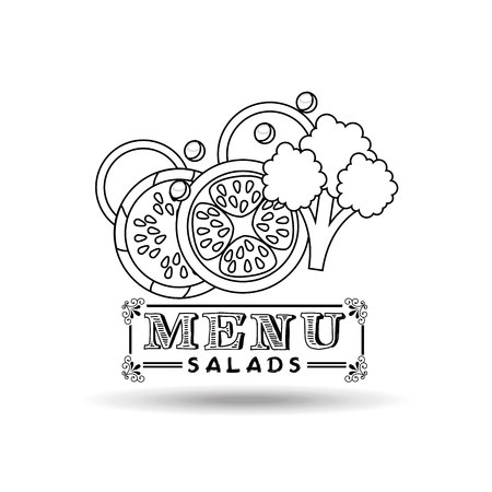 menu delicious food design, vector illustration eps10 graphicのイラスト素材