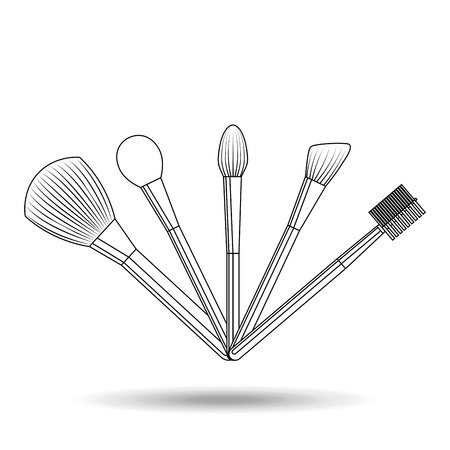 make-up product design, vector illustration eps10 graphicのイラスト素材