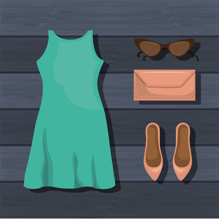 feminine fashion design, vector illustration eps10 graphicのイラスト素材