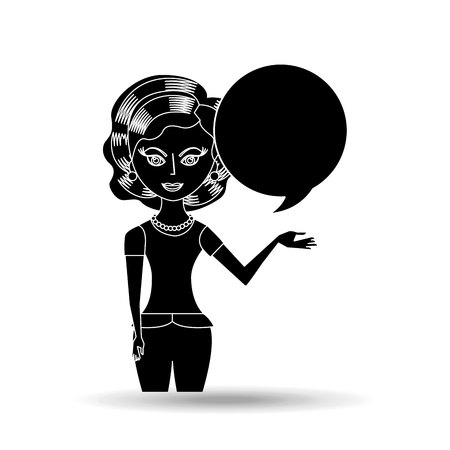 beautiful lady design, vector illustration eps10 graphicのイラスト素材