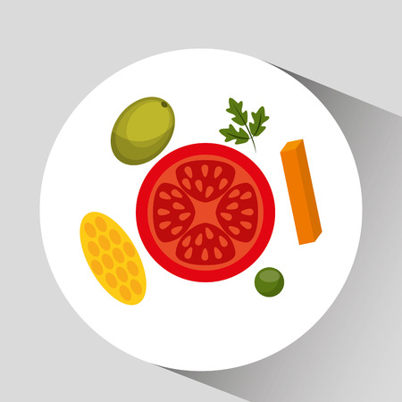 menu delicious food design, vector illustration eps10 graphicのイラスト素材