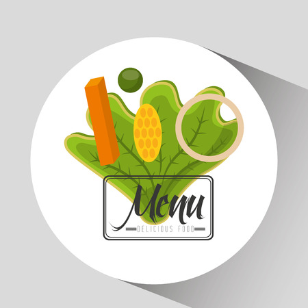 menu delicious food design, vector illustration eps10 graphicのイラスト素材