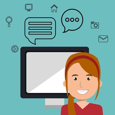 social media design, vector illustration eps10 graphicのイラスト素材