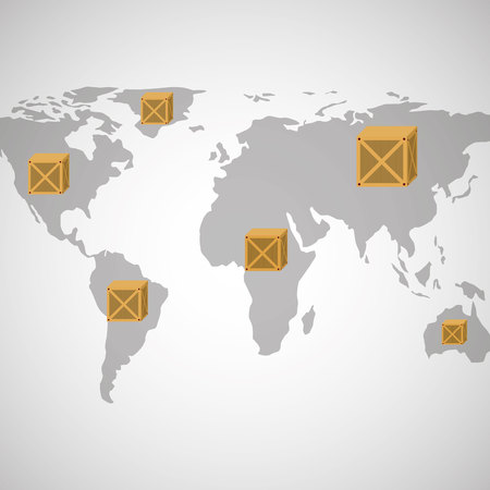 delivery service design, vector illustration eps10 graphicのイラスト素材