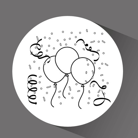 retro party icon design, vector illustration eps10 graphicのイラスト素材