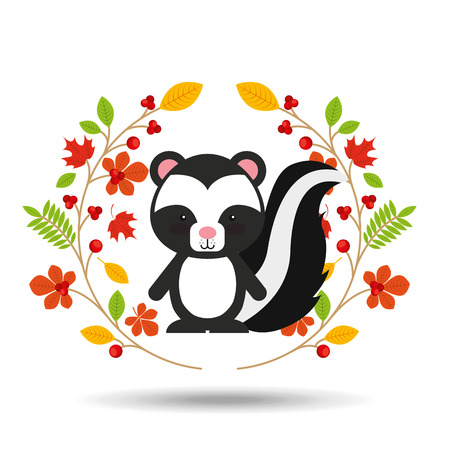 animals fall design, vector illustration eps10 graphicのイラスト素材