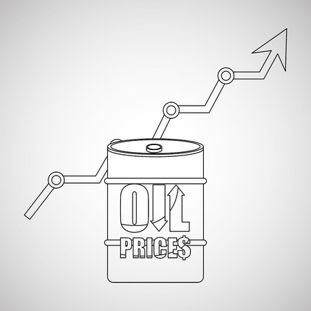 oil prices design, vector illustration eps10 graphicのイラスト素材