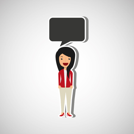 people talking design, vector illustration eps10 graphicのイラスト素材