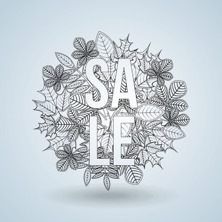 fall sale design, vector illustration eps10 graphicのイラスト素材