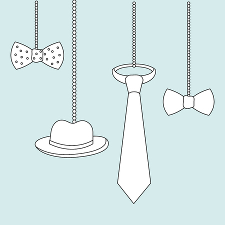 hipster accessories design, vector illustration eps10 graphicのイラスト素材