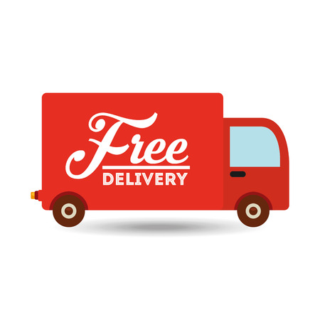 delivery service design, vector illustration eps10 graphicのイラスト素材
