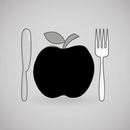 vegan food design, vector illustration eps10 graphicのイラスト素材