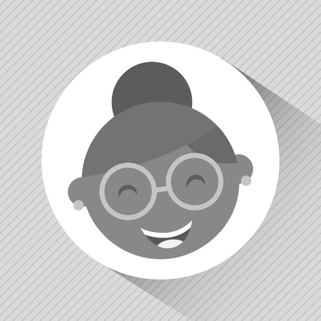 happy grandparents design, vector illustration eps10 graphicのイラスト素材
