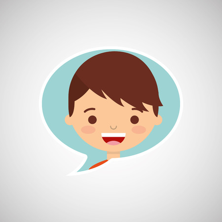 people talking design, vector illustration eps10 graphicのイラスト素材