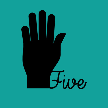 hand language design, vector illustration eps10 graphicのイラスト素材