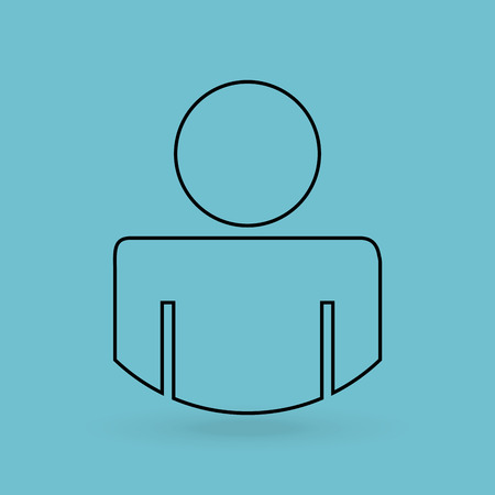 user avatar design, vector illustration eps10 graphicのイラスト素材