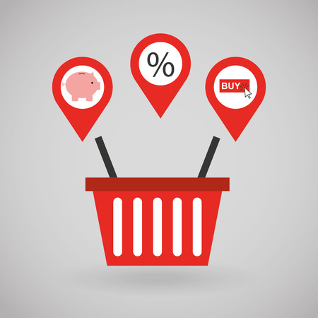 electronic commerce design, vector illustration eps10 graphicのイラスト素材