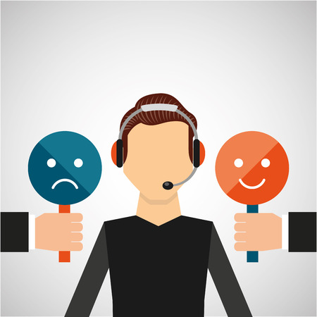 call center design, vector illustration eps10 graphicのイラスト素材