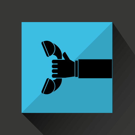 call center design, vector illustration eps10 graphicのイラスト素材