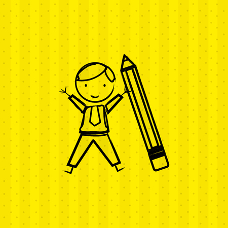 business person design, vector illustration eps10 graphicのイラスト素材