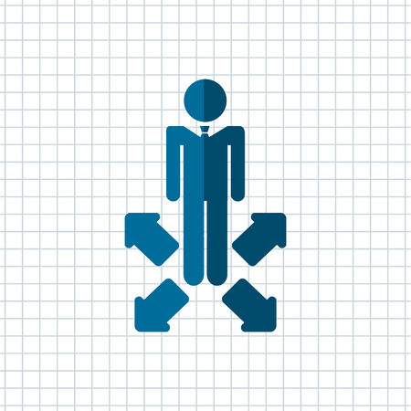 business person design, vector illustration eps10 graphicのイラスト素材