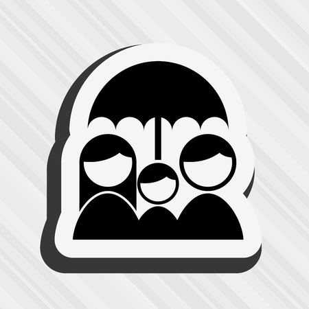 insurance concept design, vector illustration eps10 graphicのイラスト素材