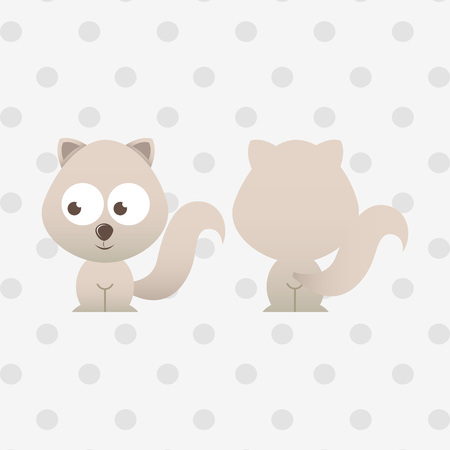 cute animal design, vector illustration eps10 graphicのイラスト素材