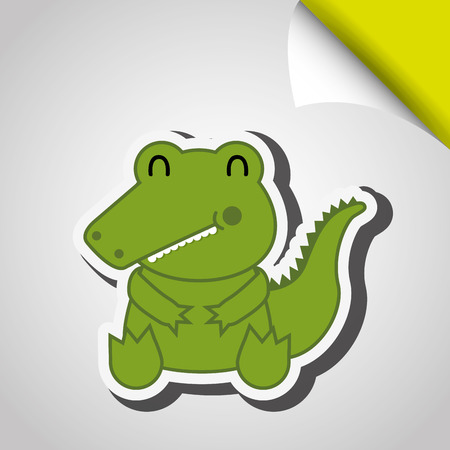 cute animal design, vector illustration eps10 graphicのイラスト素材