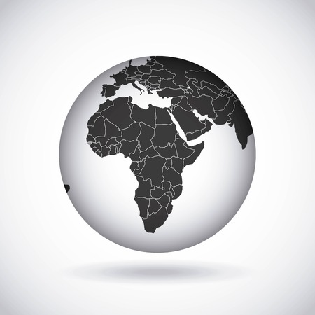 african continent  design, vector illustration eps10 graphicのイラスト素材