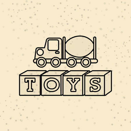 toys kids design, vector illustration eps10 graphicのイラスト素材